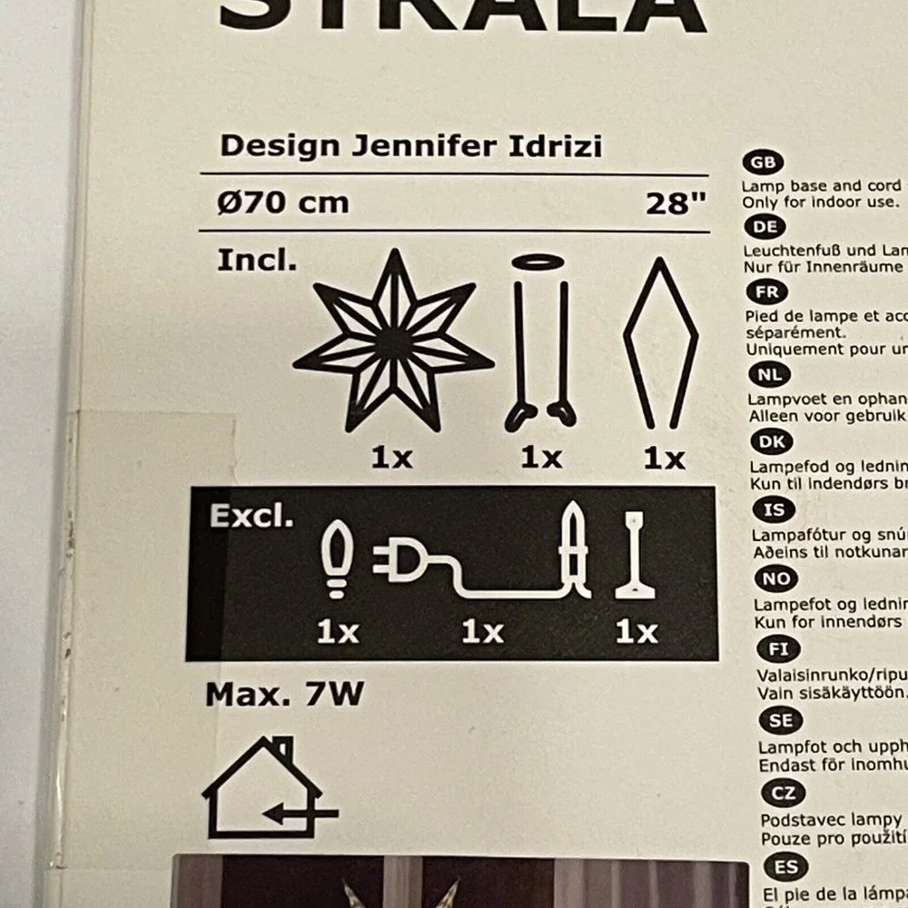 Ikea STRALA Star pendant lamp shade Jennifer Idrizi 28 